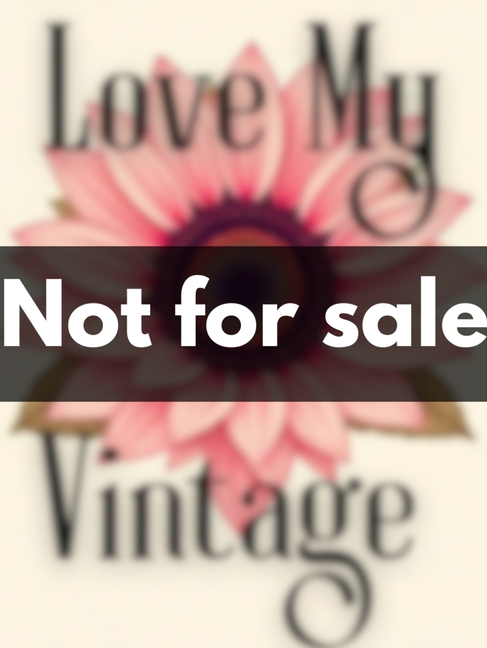 Not For Sale